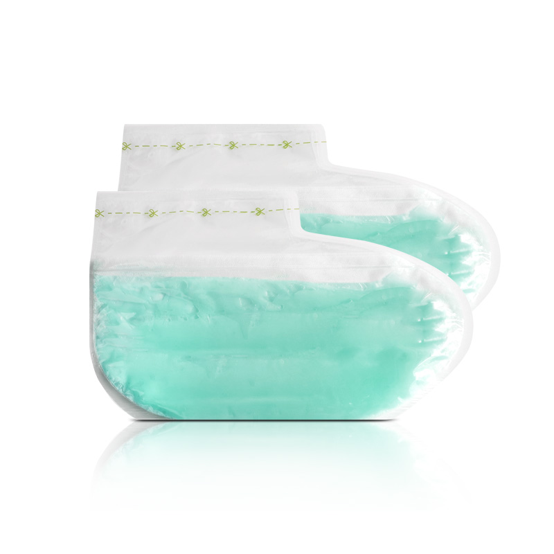 Masque de pied de cire de paraffine d'Aloe Vera