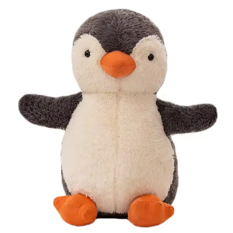 Chim cánh cụt mới dễ thương sang trọng con búp bê biển động vật thoải mái bé búp bê đi kèm với món quà kỳ nghỉ búp bê