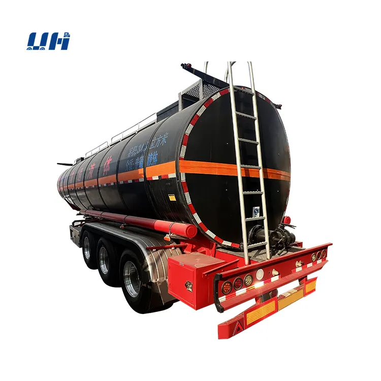 YIHAI Group Transport Asphalt 3 assi 40CBM rimorchio cisterna per carburante per la costruzione di strade