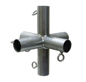 Tùy Chỉnh Lều Lắp Ống Tán Kết Nối 4-5 Cách Thép Mạ Kẽm Lều Khung Lều Phụ Kiện Đường Ống - Product Image 3