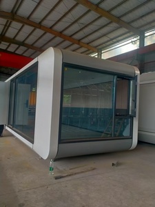 European-Style Cabin Bird Prefab Tiny <strong>House</strong> Durable Steel Frame with Apple Container Futuristic <strong>House</strong> Made From Steel Material - Product Image 5
