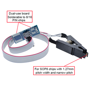DIYmall CH341A 24 EEPROM-Flash-BIOS-USB-Programmier modul der Serie 25 SOIC8 SOP8-Testclip für EEPROM 93CXX/25CXX /24CXX - Product Image 6