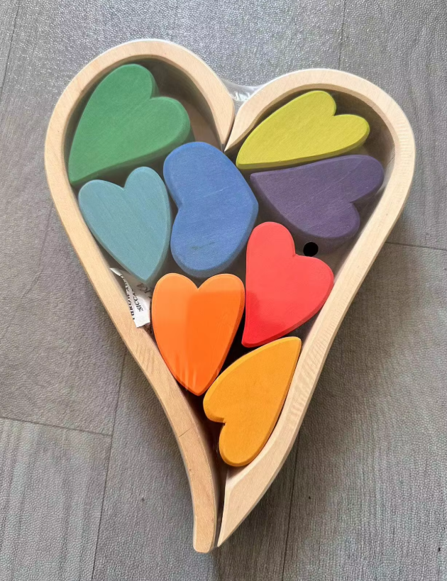 coeur arc-en-ciel