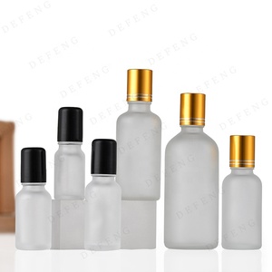 透明エッセンシャルオイル香水5ml 10ml 30ml 50ml 100mlローラーボトルゴールドキャップ付き - Product Image 4