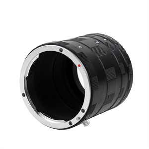 尼康DSLR相机微距摄影扩展适配器管金属材料和手动操作 - Product Image 1