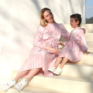 2021长袖家庭配套衣服套装母女搭配连衣裙 - Product Image 2