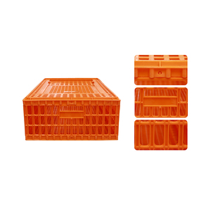 Foldable and <strong>Stackable</strong> Plastic Poultry Transport <strong>Crate</strong> <strong>Size</strong> 960*570*270mm with Removable Bottom for Easy Cleaning Suitable - Product Image 6