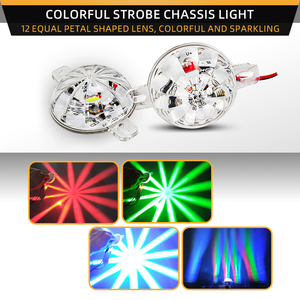 ไฟแชสซี LED รถบรรทุกความสว่างสูงหลากสีไฟเตือนรถ DC 12-80V - Product Image 3