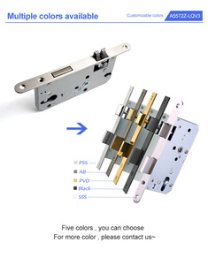 Chất lượng cao A72Z-LQV3 chống ma sát Lỗ mộng khóa chìa khóa mở khóa bền ABS & sắt xi lanh khóa cho cửa thép bằng gỗ chống trộm - Product Image 5