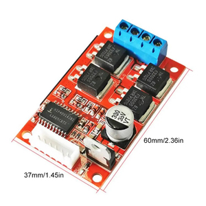 Módulo de controlador de Motor PWM cepillado H-Bridge Módulo de controlador de Motor PWM 450W DC 12V/24V/36V Freno de marcha atrás - Product Image 5