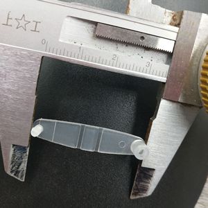 卸売プロモキーリングMDFキーホルダープラスチックスナップコネクタ透明PPプラスチッククリップボタンキーリングキーホルダーDIYアクセサリー - Product Image 5