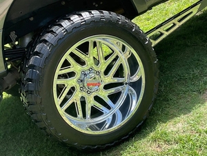 Forgex 20 22 24 26 28インチ6061-T6合金洗練されたフローティングセンターキャップ6x135 8x170 8x180ディープリップ乗用車リム - Product Image 5