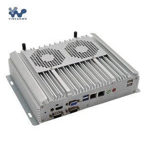 VINCANWO BPC-102 Mini Computer i7 Fanless Industrial Windows 10 J1900 incorporato PC con Linux usato i3 processore