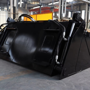 דלי 4-in-1 בעולם המתאים עבור מעמיסים מעמיסים צוברים המיועד לשימוש רב-תכליתי עם בולי אדמה ושלג - Product Image 1