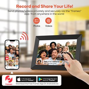 HD IPS Electronic <strong>Photo</strong> <strong>Frame</strong> Video Player <strong>Digital</strong> <strong>Photo</strong> <strong>Frame</strong> <strong>with</strong> Music, Video <strong>Function</strong> <strong>Digital</strong> Wall <strong>Frame</strong> - Product Image 3