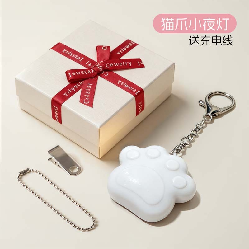 Coffret cadeau griffe de chat blanc double brin