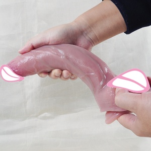 Của cô gái 610g lỏng Silicone dildo Món quà lãng mạn đồ chơi uốn cong linh hoạt da thật thực tế thủ dâm DIDO cho sexy công cụ - Product Image 5