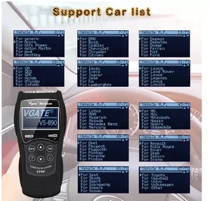 2024最新Vgate VS890S OBD2诊断扫描仪VS890 Vgate扫描工具VS 890 CAN-BUS多语言汽车代码阅读器 - Product Image 6
