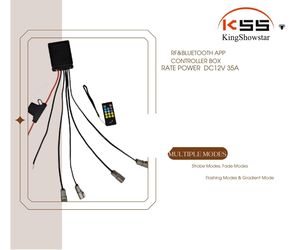 20row Ultra-parlak LED tekerlek ışığı kit-su geçirmez, kablosuz kontrol, yüksek görünürlük yükseltme arabalar için tekerlek ışığı, kamyonlar, suv - Product Image 4