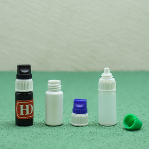 4毫升聚乙烯瓶，带黑色白色半透明盖，用于液体油储存实验室医疗制药用途轻便 - Product Image 3