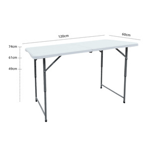 折叠桌常规工作台4英尺可调高度桌 - Product Image 6