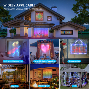L'applicazione FEICAN controlla la luce dello schermo a Led fata RGB luce programmabile dello schermo Pixel - Product Image 2