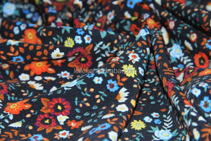 Specializing in 100% Polyester Digital Printing Fabrics 150gsm with Metallic Feature for Women's Retro Style Dresses - Product Image 6