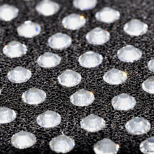 Yüksek kaliteli demir-on Cheer Bow Rhinestone isı transferi güçlü tutkal Motif Rhinestones ile küçük özel kristal - Product Image 2