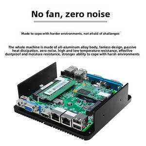 New Mini Industrial <strong>Computer</strong> Dual Network Serial Intel Celeron J4125 <strong>Quad</strong>-<strong>Core</strong> <strong>Processor</strong> DDR3 SSD Embedded N2840 J1900 Micro AU - Product Image 4