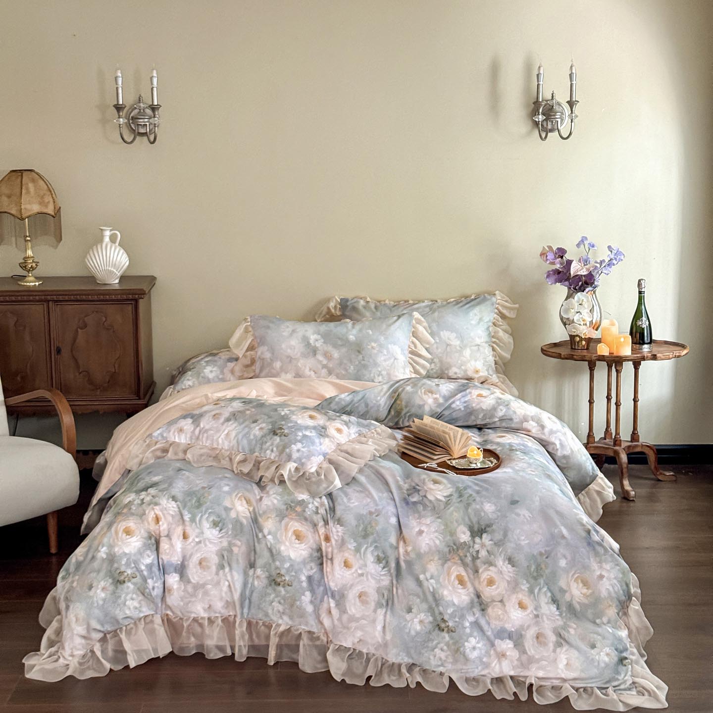 Rosée du matin de la Rose