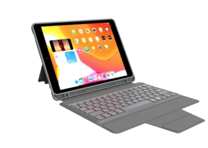 Factory Wholesale <strong>Bluetooth</strong> <strong>Keyboard</strong> Case With Kickstand for 10.2&quot; and 10.5&quot; iPad Smart iPad <strong>Keyboard</strong> for School With Backlit - Product Image 3