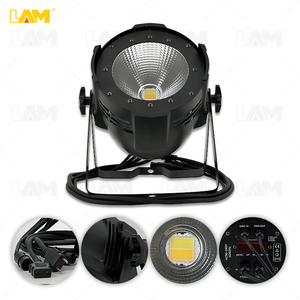 100W COB Par Light Warm/Cold 2in1 DJ <strong>LED</strong> Surface Spotlight DMX512 Controlled 150W Power Output - Product Image 2