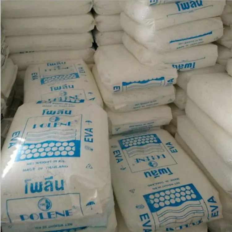 Harga terbaik Thailand TPI EVA MV1055 eva resin VA28 % MFI 8 bahan baku EVA resin virgin berbusa untuk bahan sepatu