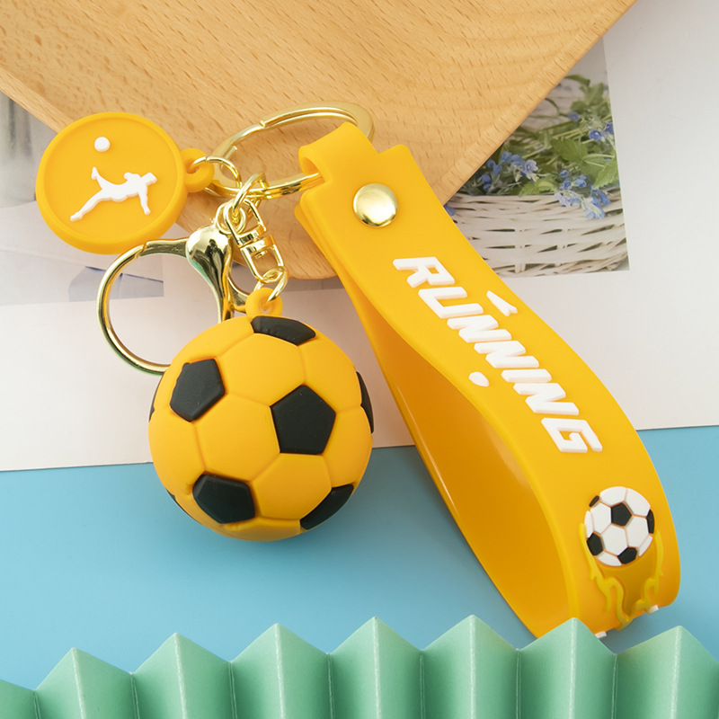 Soft rubber football - yellow