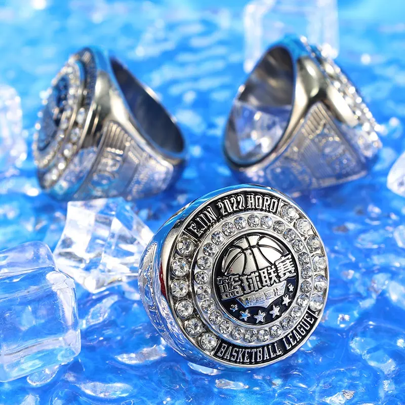 Produttore Design personalizzato basket Baseball Football Softball Hockey Sports Award Logo Championship Rings