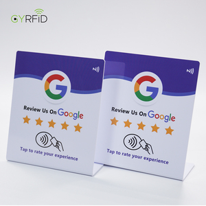 ป้ายทะเบียนรถแบบเยอรมันหลายภาษาที่ใช้ในกูเกิลรีวิวสินค้า NFC213พีวีซี RFID Google Stand Review NFC Google Review - Product Image 4