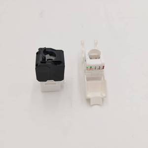 180度UTP RJ45无工具梯形插孔，带门防尘百叶窗5e类6类6a类网络连接器模块耦合器 - Product Image 6