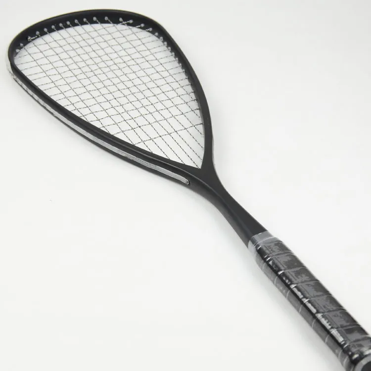 Racchetta/racchetta da squash da allenamento di un pezzo in grafite leggera/fibra di carbonio di alta qualità personalizzata all'ingrosso