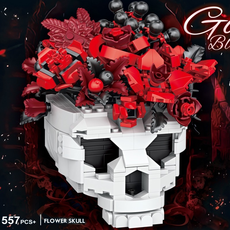 2786 Fleur de crâne 557 pièces - sachet OPP