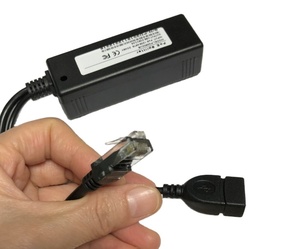 <strong>IEEE</strong> 802.3af Micro USB Active PoE Splitter Power Over <strong>Ethernet</strong> 48V to 5V 2.4A Splitter - Product Image 3
