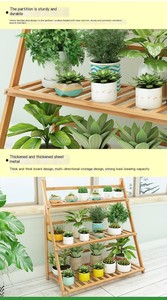 Tre Hoa Kệ Nhiều Lớp Trong Nhà Phòng Khách Tầng-Đứng Nồi Giá Màu Xanh Lá Cây Chế Độ Ăn Uống Thịt Ban Công Trang Trí Lưu Trữ Giá - Product Image 2