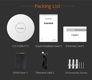 Qlocom CF-E320N 300M soffitto AP rete Wifi Mesh OEM e ODM WPS crittografia Wireless ripetitore Router