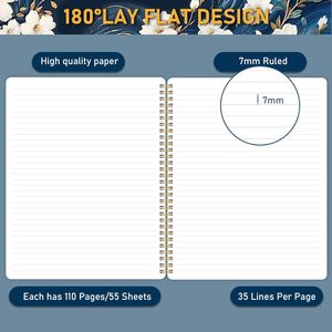 Taccuino con logo personalizzato 8.5*11 diario con copertina rigida di buona qualità per studenti a buon mercato, taccuino a spirale personalizzato