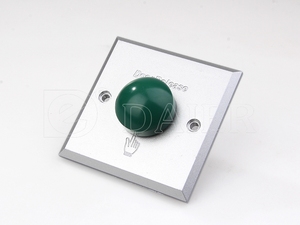 Supporto superficiale da 22mm di montaggio in metallo pulsante 4pin pulsante a fungo verde momentaneo interruttore a pulsante per il sistema di controllo della porta di uscita - Product Image 3