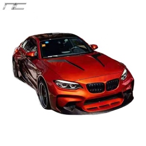 สำหรับ BMW F87 M2 M2C MTC สไตล์กว้างชุดกันชนด้านหน้าด้านหลังด้านข้างกระโปรงล้อคิ้วเครื่องยนต์ Hood Bonnet - Product Image 1