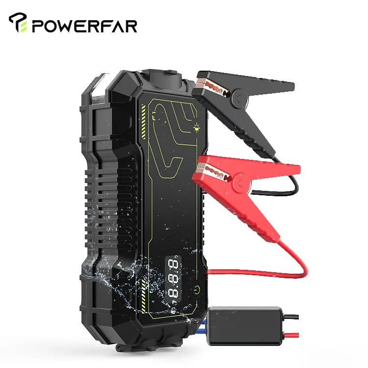 Portátil 12V Car Jump Starter 10000mAh 1000A Herramientas de emergencia para automóviles