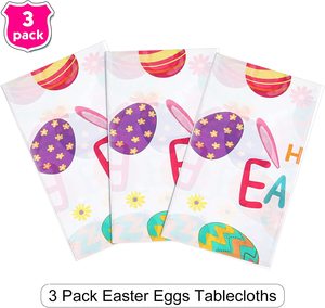 Đồng bằng dùng một lần LDPE không thấm nước hình chữ nhật Khăn Trải Bàn Hoa phục sinh bảng bìa cho tiệc cưới bên sử dụng nhà - Product Image 4