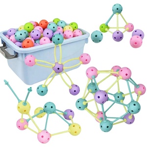 Kids <strong>Put</strong> <strong>Together</strong> Balls <strong>Put</strong> <strong>Together</strong> Blocks and Beads Three-dimensional Geometry Teaching AIDS Puzzle Mosaic Bead <strong>Toy</strong> - Product Image 1