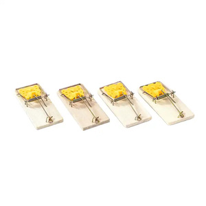 Toptan ODM/OEM katı fare tuzağı hızlı yakalamak kemirgen katil ahşap yapış ABS malzeme ile haşere kontrol fareler yapış sıçan tuzaklar - Product Image 3
