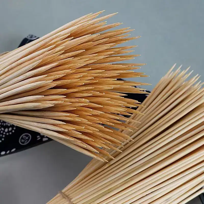 Bamboo Corn Stick Disposable BBQ Stick Wholesale Kanto Skewers Bamboo Sharps